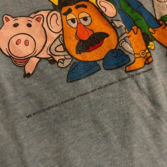 Disney Pixar Toy Story Graphic T Shirt Mens XL Blue Short Sleeve Cotton Blend - Picture 5 of 6